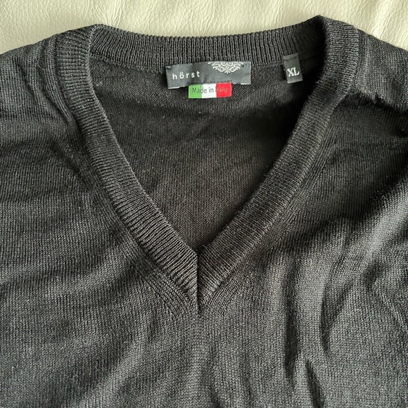 NWOT - Horst Men’s Wool Blended Fine Knit Sweater - Made in Italy - Size XL - Picture 3 of 5